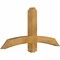 Ekena Millwork Bellingham Rough Sawn Timber Gable Bracket, Western Red Cedar, 48"W x 24"H x 4"D x 4"F, 12/12 Pitch GBW048X24X0404BEL00RWR - alternate 4
